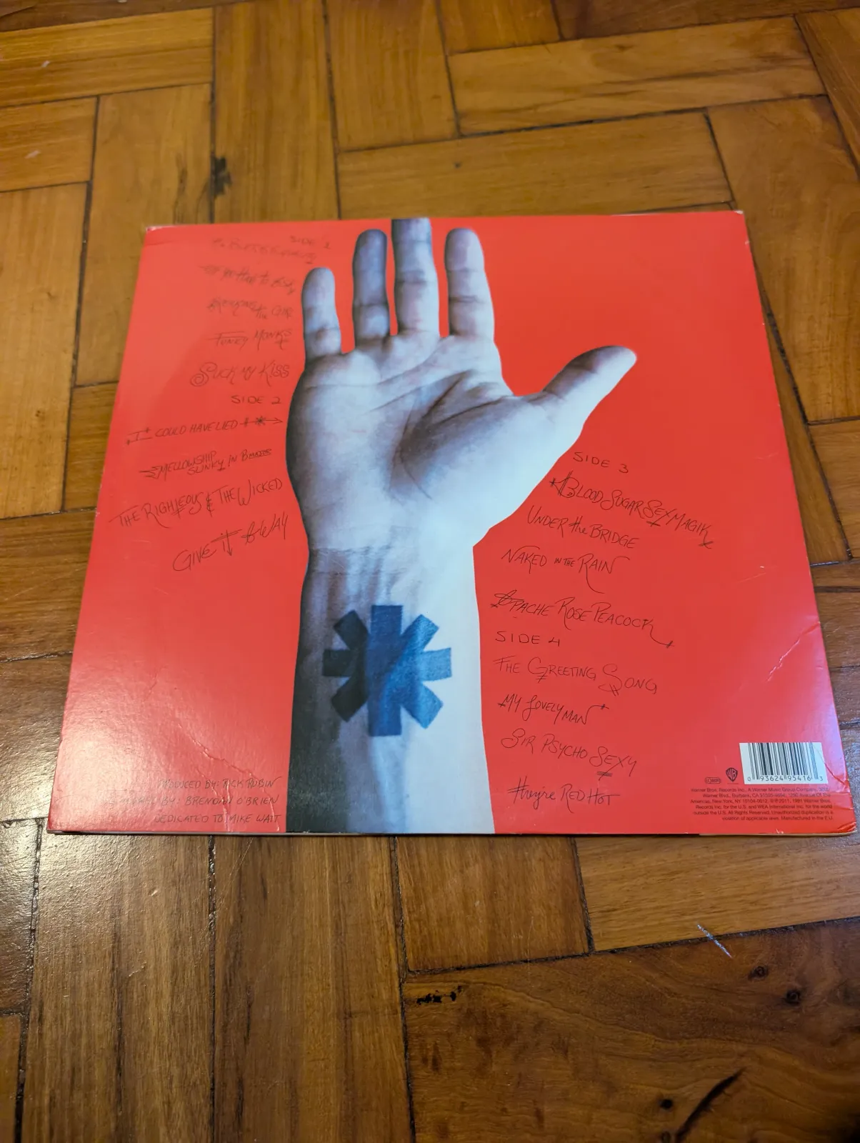 Red Hot Chili Peppers — Blood Sugar Sex Magik, back