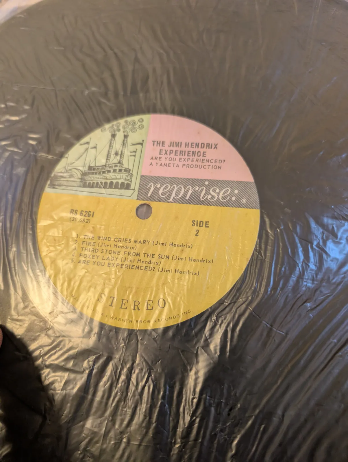 The Jimi Hendrix Experience — Are You Experienced, label-b