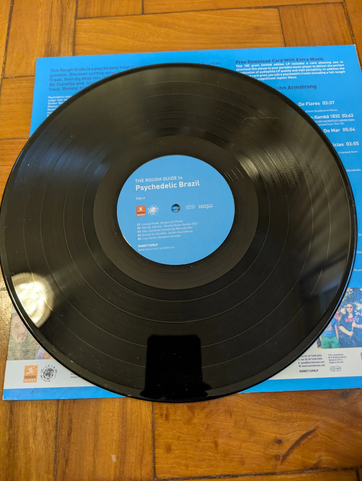 Various Artists — The Rough Guide to Psychedelic Brazil, label-a