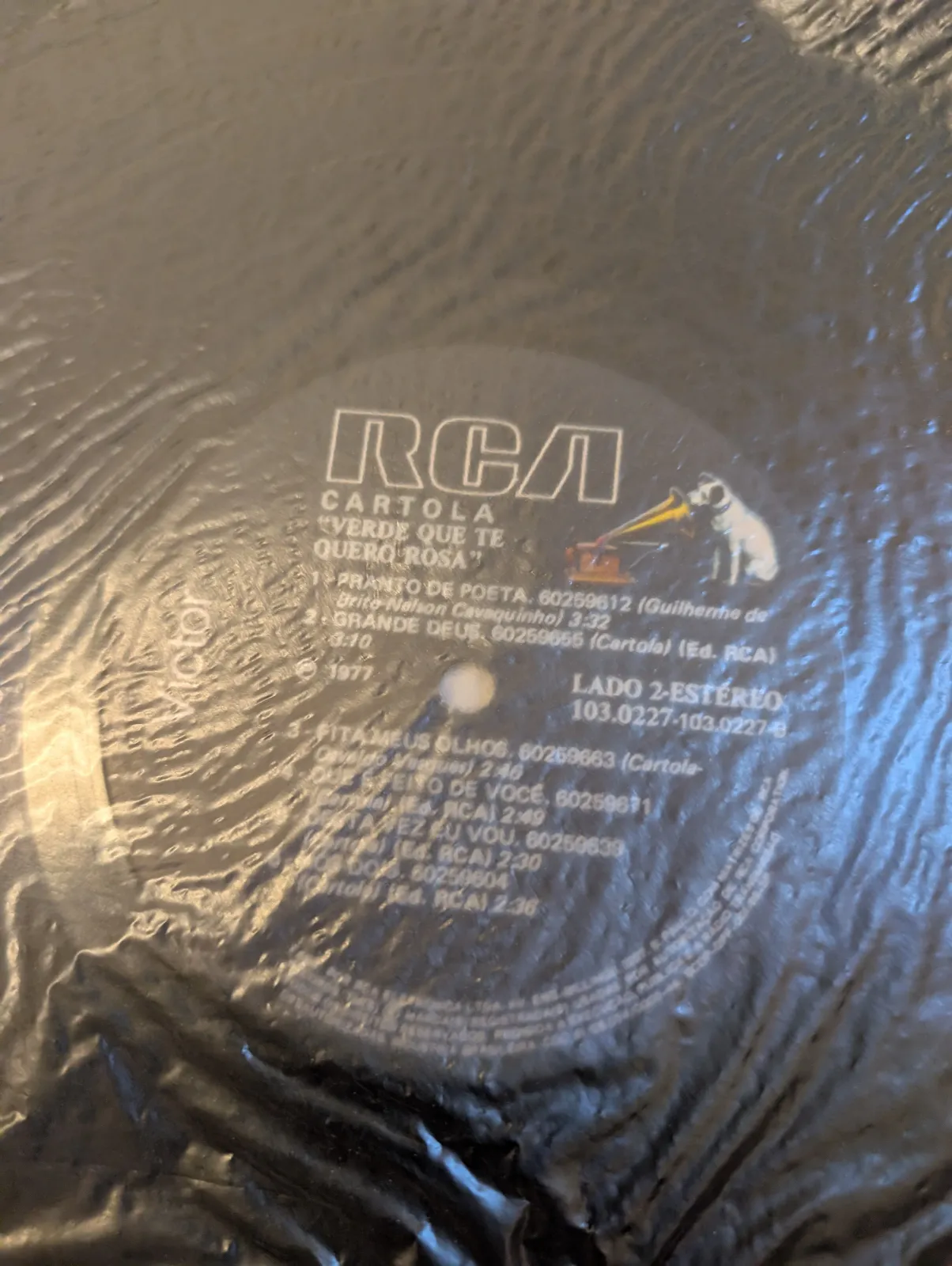 Cartola — Verde Que Te Quero Rosa, label-b