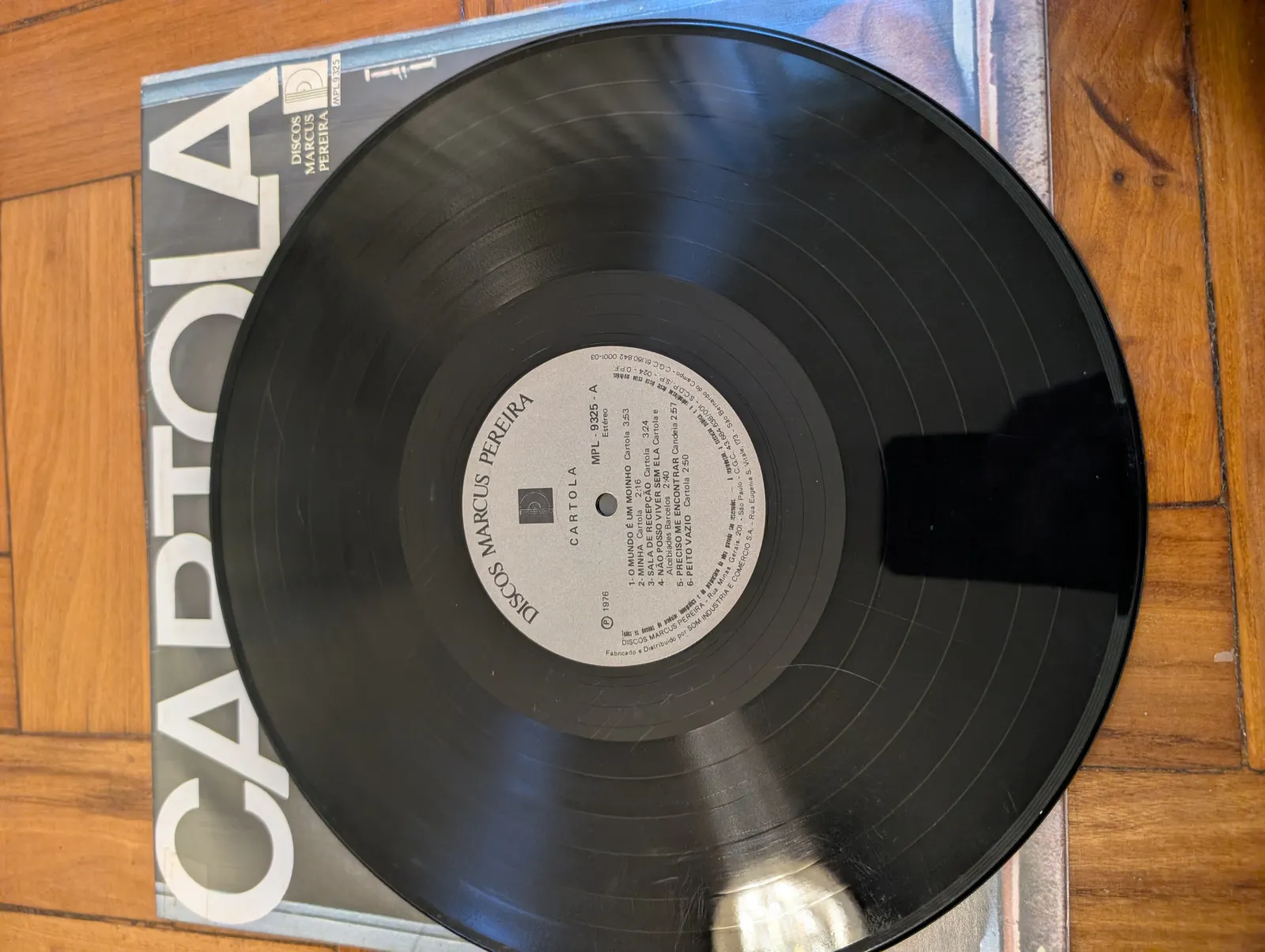Cartola — Cartola (1976), label-a