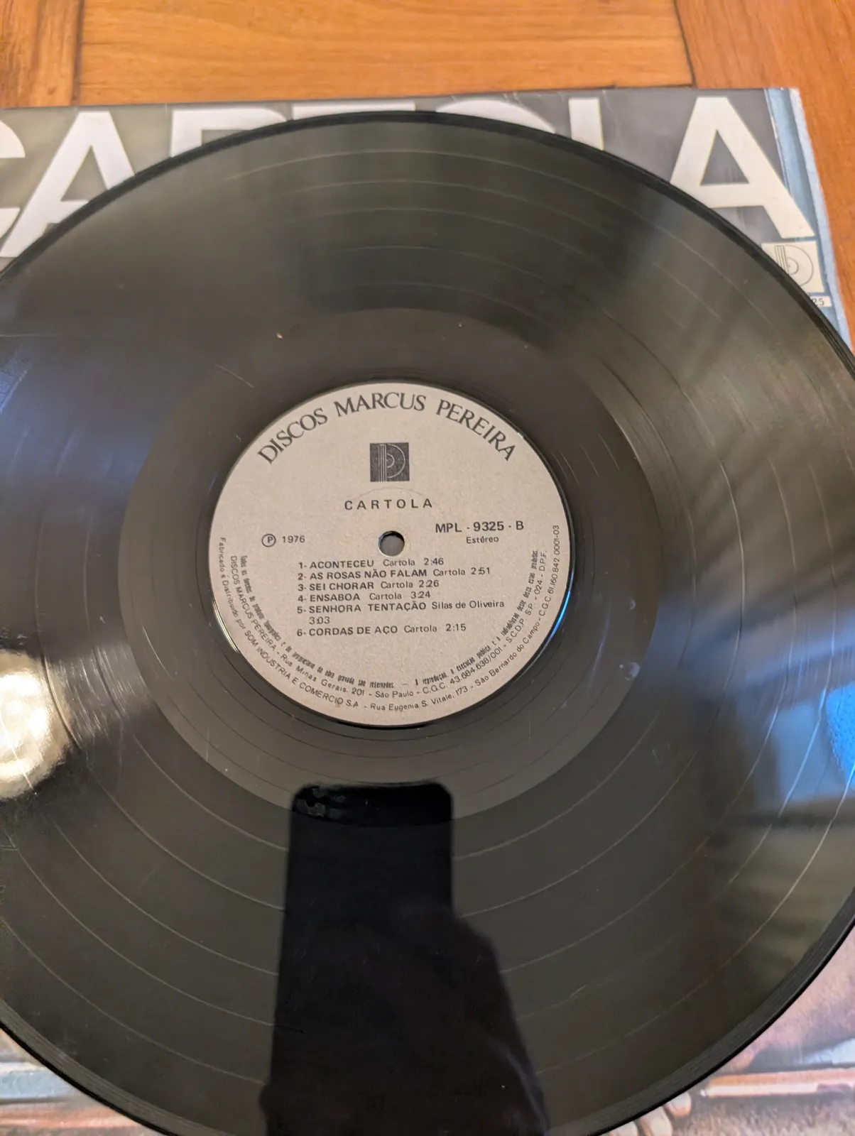 Cartola — Cartola (1976), label-b