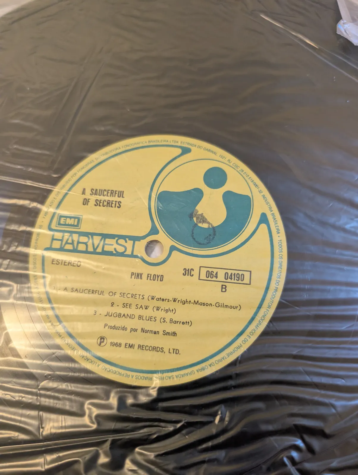 Pink Floyd — A Saucerful of Secrets, label-b