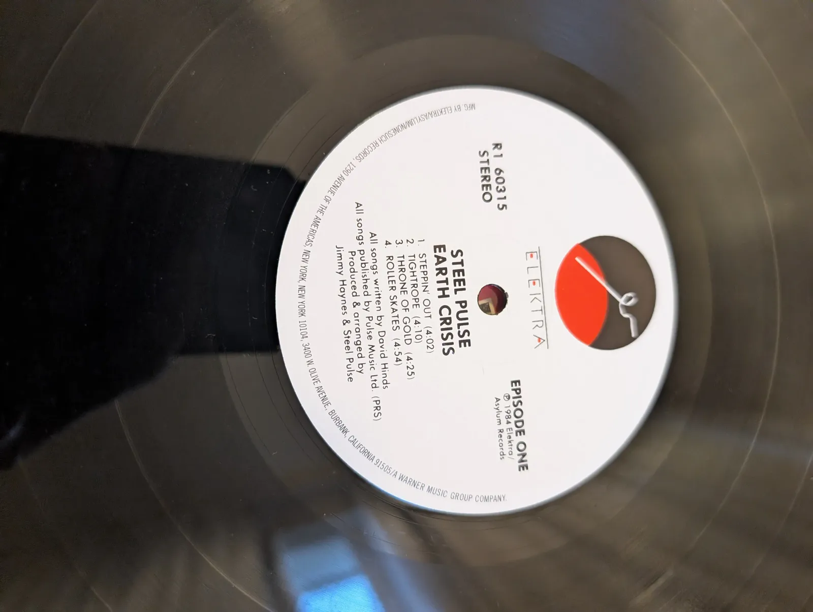 Steel Pulse — Earth Crisis, label-a