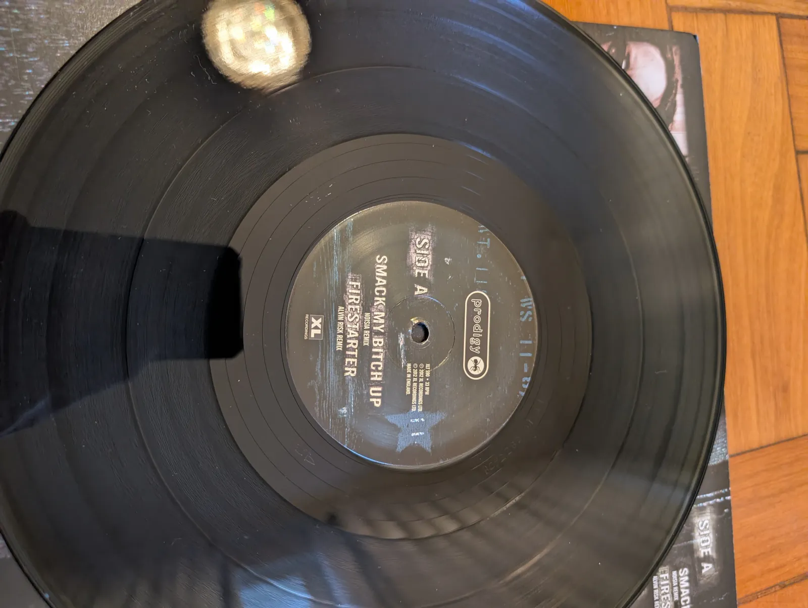 The Prodigy — The Added Fat EP, label-a
