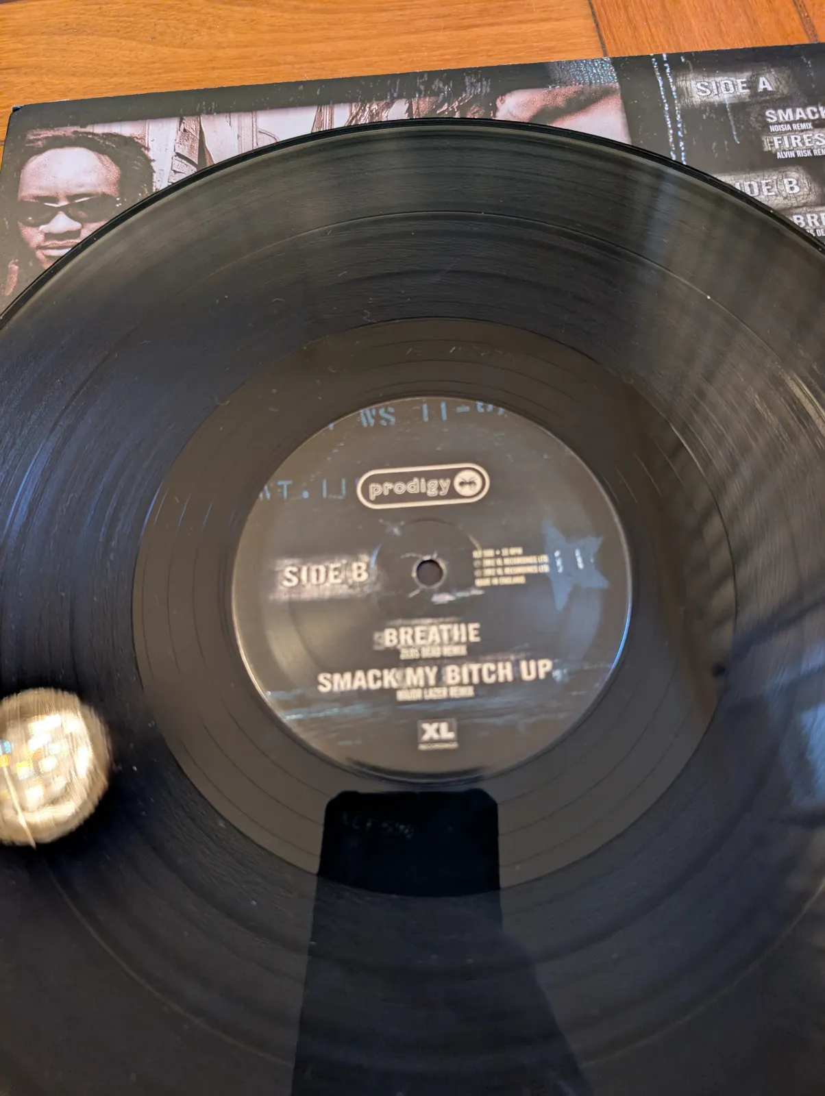 The Prodigy — The Added Fat EP, label-b
